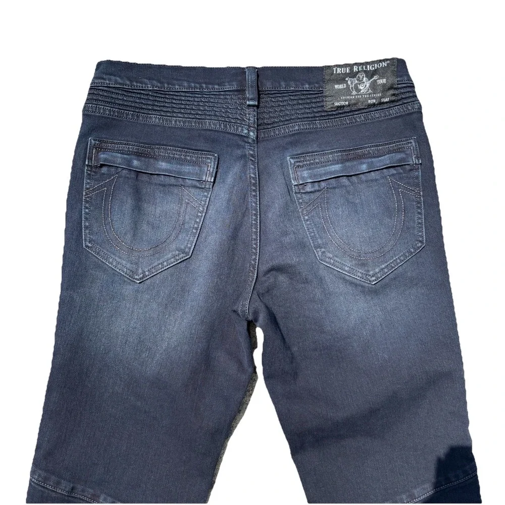 True Religion Jeans Rocco‎ Skinny Blue Men's Size 31x33 Dark Wash